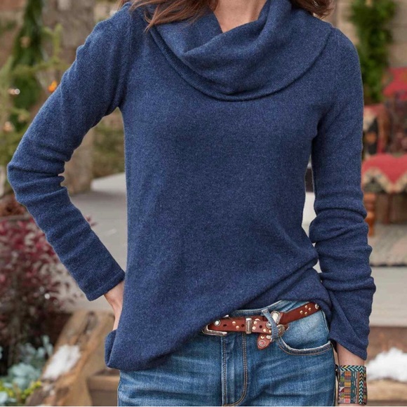 Sundance | Tops | Sweet Sentiments Indigo Blue Cashmere Sweater New With  Tags From Sundance | Poshmark